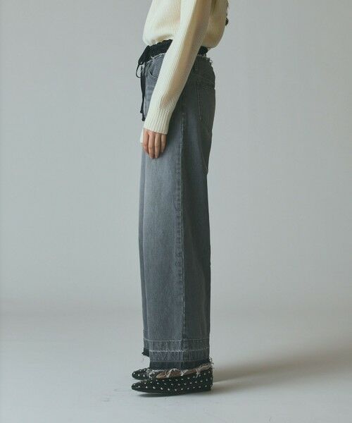 GRACE CONTINENTAL / グレースコンチネンタル デニムパンツ | コンビデニムイージーパンツ | 詳細14