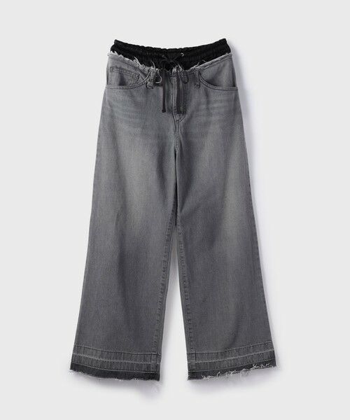 GRACE CONTINENTAL / グレースコンチネンタル デニムパンツ | コンビデニムイージーパンツ | 詳細19