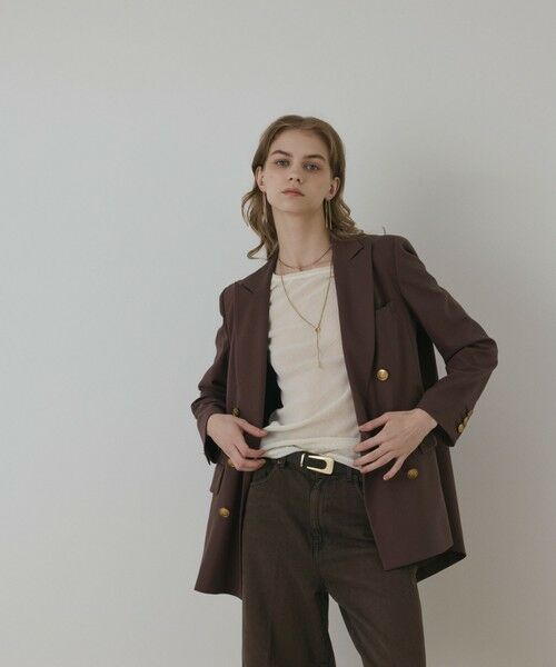 GRACE CONTINENTAL / グレースコンチネンタル テーラードジャケット | バックベンツダブルジャケット | 詳細3