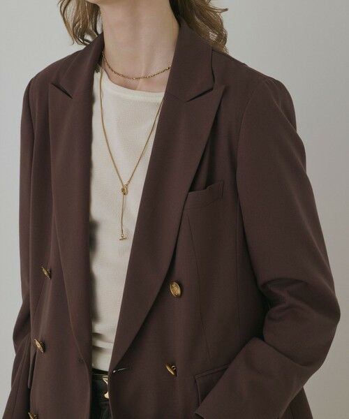 GRACE CONTINENTAL / グレースコンチネンタル テーラードジャケット | バックベンツダブルジャケット | 詳細6