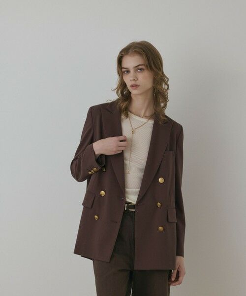 GRACE CONTINENTAL / グレースコンチネンタル テーラードジャケット | バックベンツダブルジャケット | 詳細10