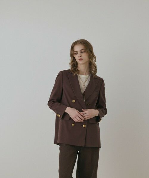 GRACE CONTINENTAL / グレースコンチネンタル テーラードジャケット | バックベンツダブルジャケット | 詳細11