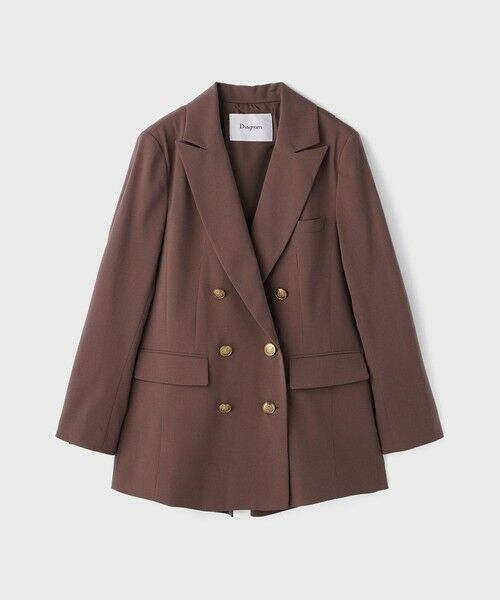 GRACE CONTINENTAL / グレースコンチネンタル テーラードジャケット | バックベンツダブルジャケット | 詳細13