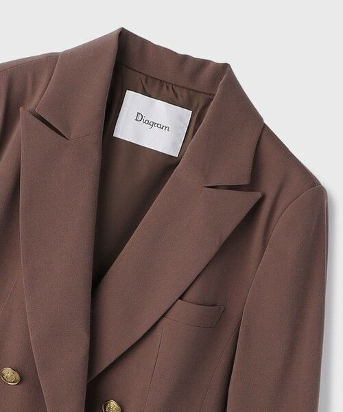 GRACE CONTINENTAL / グレースコンチネンタル テーラードジャケット | バックベンツダブルジャケット | 詳細15