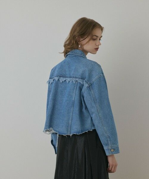 GRACE CONTINENTAL / グレースコンチネンタル Gジャン・デニムジャケット | フリンジデニムジャケット | 詳細1