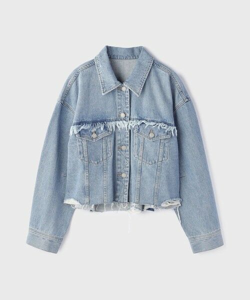 GRACE CONTINENTAL / グレースコンチネンタル Gジャン・デニムジャケット | フリンジデニムジャケット | 詳細5