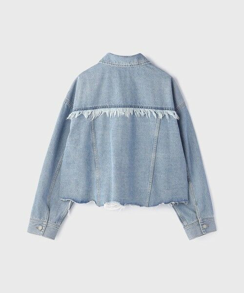 GRACE CONTINENTAL / グレースコンチネンタル Gジャン・デニムジャケット | フリンジデニムジャケット | 詳細6