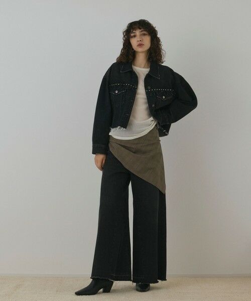 GRACE CONTINENTAL / グレースコンチネンタル Gジャン・デニムジャケット | フリンジスタッズデニムジャケット | 詳細11