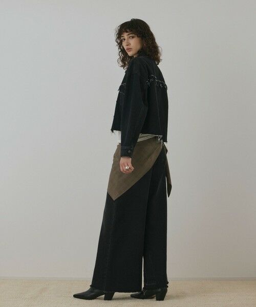 GRACE CONTINENTAL / グレースコンチネンタル Gジャン・デニムジャケット | フリンジスタッズデニムジャケット | 詳細12