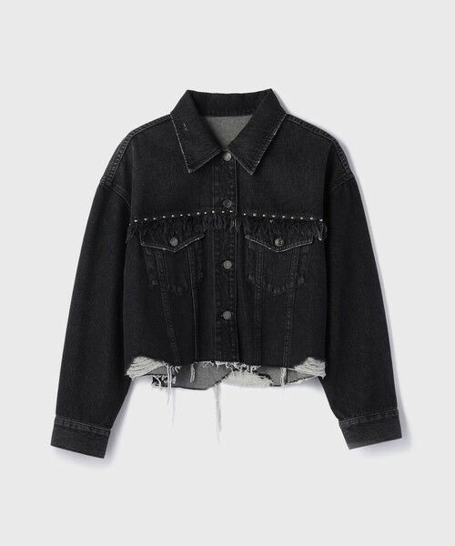 GRACE CONTINENTAL / グレースコンチネンタル Gジャン・デニムジャケット | フリンジスタッズデニムジャケット | 詳細13