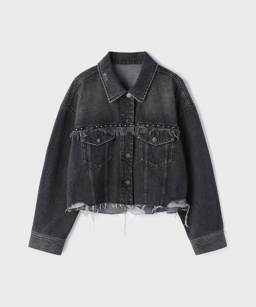 GRACE CONTINENTAL / グレースコンチネンタル Gジャン・デニムジャケット | フリンジスタッズデニムジャケット | 詳細14