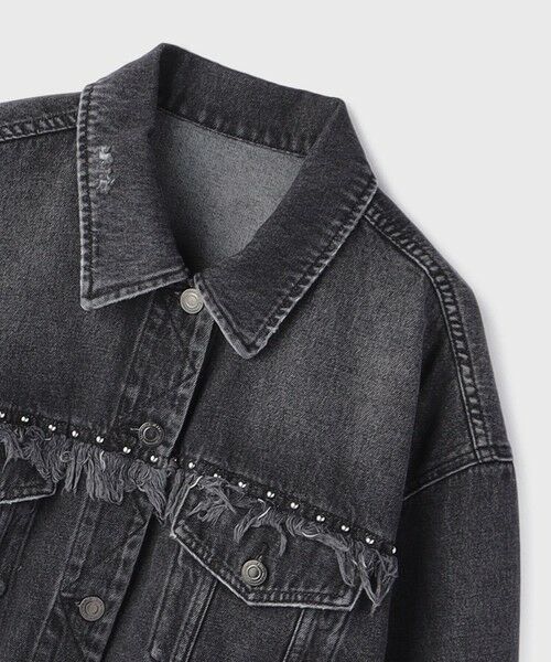 GRACE CONTINENTAL / グレースコンチネンタル Gジャン・デニムジャケット | フリンジスタッズデニムジャケット | 詳細16
