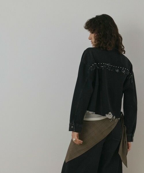 GRACE CONTINENTAL / グレースコンチネンタル Gジャン・デニムジャケット | フリンジスタッズデニムジャケット | 詳細5