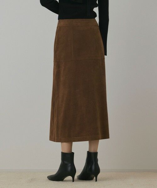GRACE CONTINENTAL / グレースコンチネンタル ロング・マキシ丈スカート | フェイクスウェードフレアスカート | 詳細3