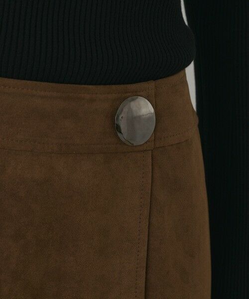 GRACE CONTINENTAL / グレースコンチネンタル ロング・マキシ丈スカート | フェイクスウェードフレアスカート | 詳細5