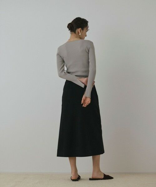GRACE CONTINENTAL / グレースコンチネンタル ロング・マキシ丈スカート | フェイクスウェードフレアスカート | 詳細10