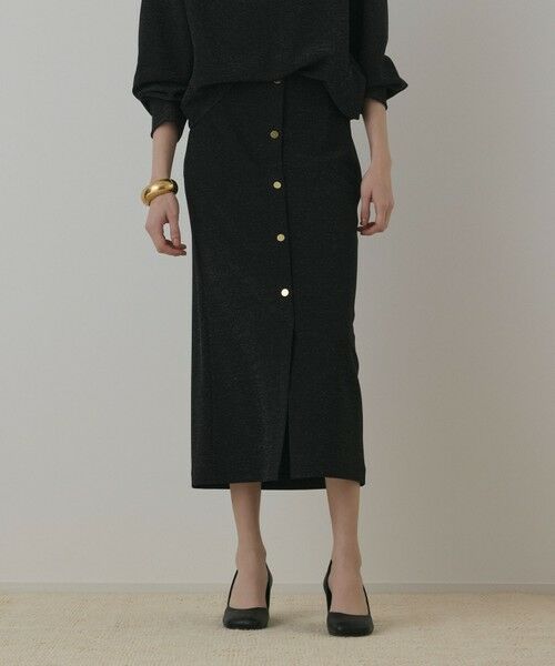 GRACE CONTINENTAL / グレースコンチネンタル ロング・マキシ丈スカート | ラメカットスカート | 詳細8