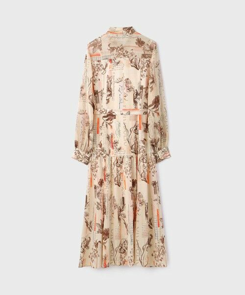 GRACE CONTINENTAL / グレースコンチネンタル ロング・マキシ丈ワンピース | ロゴフラワ−プリントボウタイワンピース | 詳細11