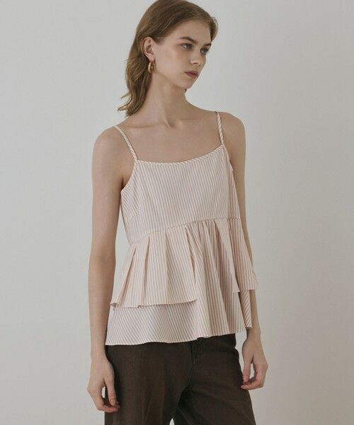 GRACE CONTINENTAL / グレースコンチネンタル カットソー | タックフリルヘムカットトップ | 詳細10
