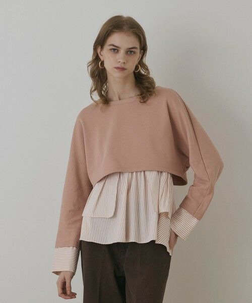 GRACE CONTINENTAL / グレースコンチネンタル カットソー | タックフリルヘムカットトップ | 詳細3