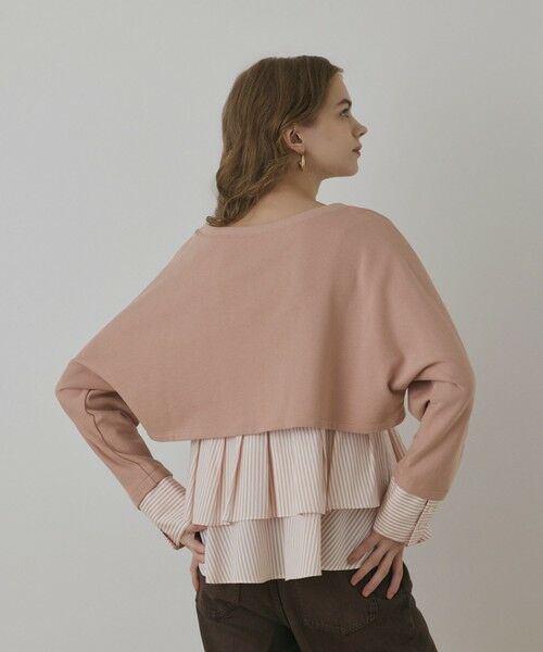 GRACE CONTINENTAL / グレースコンチネンタル カットソー | タックフリルヘムカットトップ | 詳細4