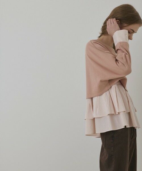 GRACE CONTINENTAL / グレースコンチネンタル カットソー | タックフリルヘムカットトップ | 詳細5