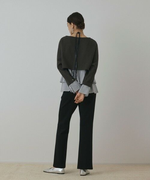 GRACE CONTINENTAL / グレースコンチネンタル カットソー | タックフリルヘムカットトップ | 詳細16