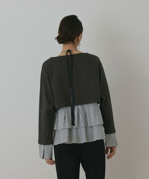 GRACE CONTINENTAL / グレースコンチネンタル カットソー | タックフリルヘムカットトップ | 詳細19