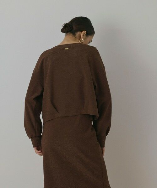 GRACE CONTINENTAL / グレースコンチネンタル カットソー | ラメカットトップ | 詳細4