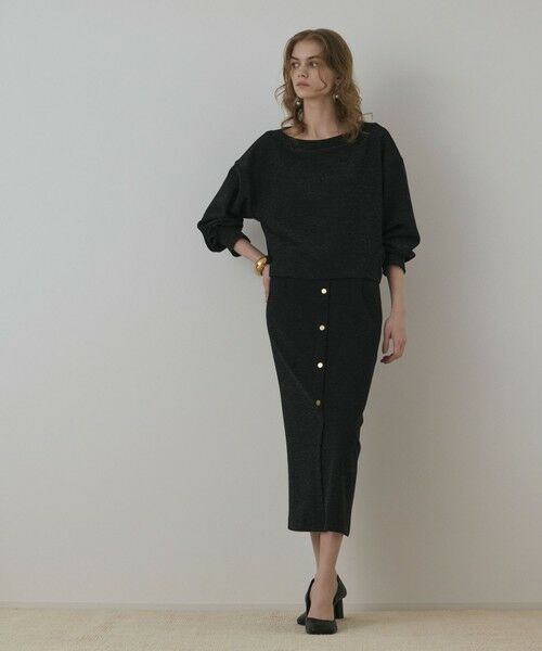 GRACE CONTINENTAL / グレースコンチネンタル カットソー | ラメカットトップ | 詳細12