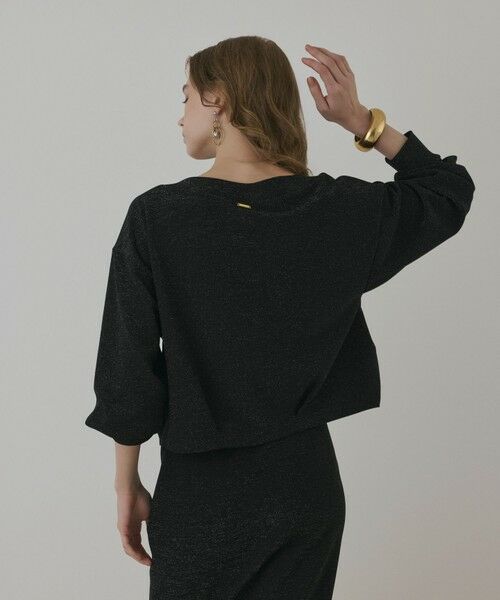 GRACE CONTINENTAL / グレースコンチネンタル カットソー | ラメカットトップ | 詳細14