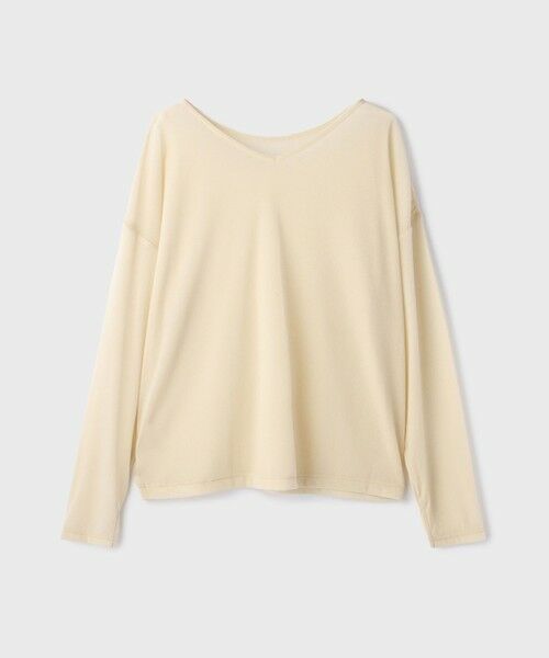 GRACE CONTINENTAL / グレースコンチネンタル カットソー | フロッキーオーバーカットトップ | 詳細7