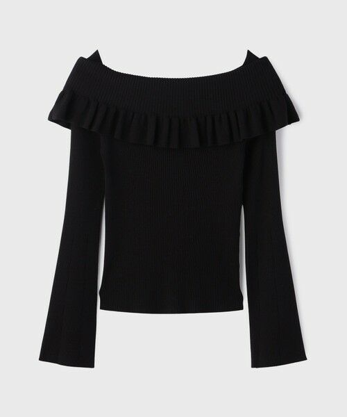 GRACE CONTINENTAL / グレースコンチネンタル ニット・セーター | オフショルフリルニットトップ | 詳細21