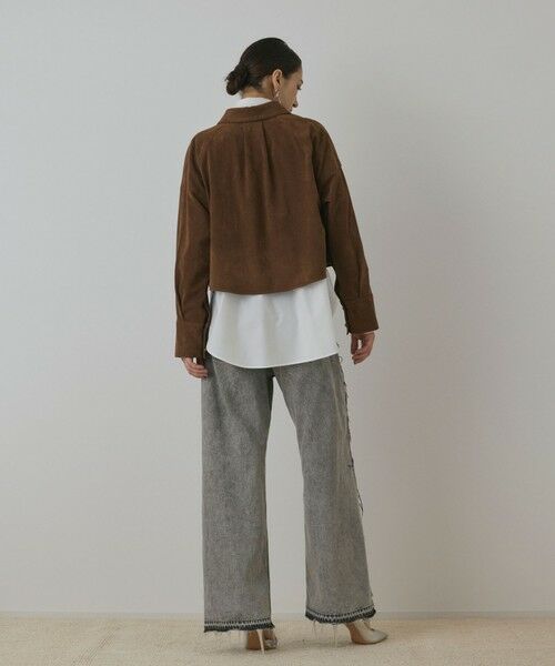 GRACE CONTINENTAL / グレースコンチネンタル シャツ・ブラウス | フェイクスウェードブラウス | 詳細2