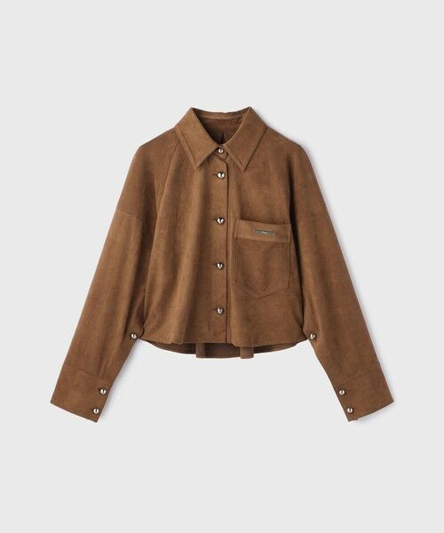 GRACE CONTINENTAL / グレースコンチネンタル シャツ・ブラウス | フェイクスウェードブラウス | 詳細7