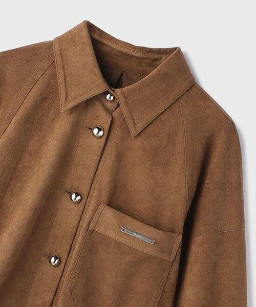 GRACE CONTINENTAL / グレースコンチネンタル シャツ・ブラウス | フェイクスウェードブラウス | 詳細9