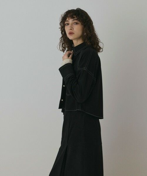 GRACE CONTINENTAL / グレースコンチネンタル シャツ・ブラウス | フェイクスウェードブラウス | 詳細13