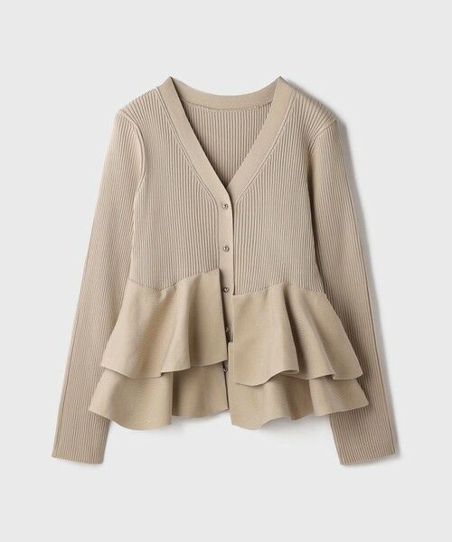 GRACE CONTINENTAL / グレースコンチネンタル カーディガン・ボレロ | ペプラムニットカーディガン | 詳細6