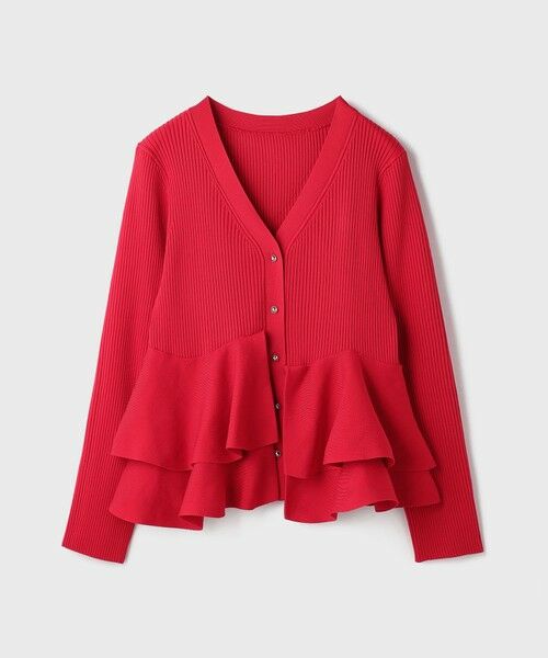 GRACE CONTINENTAL / グレースコンチネンタル カーディガン・ボレロ | ペプラムニットカーディガン | 詳細16