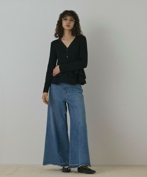 GRACE CONTINENTAL / グレースコンチネンタル カーディガン・ボレロ | ペプラムニットカーディガン | 詳細17