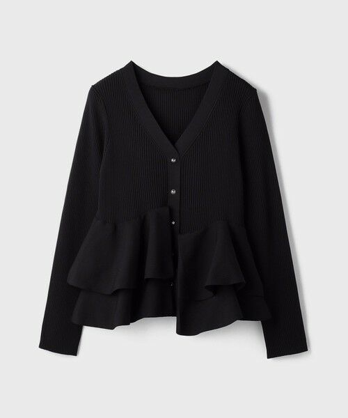 GRACE CONTINENTAL / グレースコンチネンタル カーディガン・ボレロ | ペプラムニットカーディガン | 詳細22