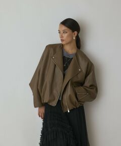 GRACE CONTINENTAL / グレースコンチネンタル レザーブルゾン・ジャケット | フェイクレザーライダース