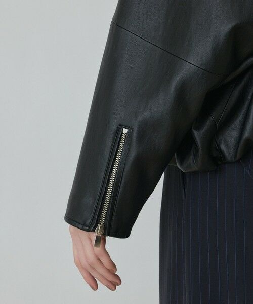 GRACE CONTINENTAL / グレースコンチネンタル レザーブルゾン・ジャケット | フェイクレザーライダース | 詳細19