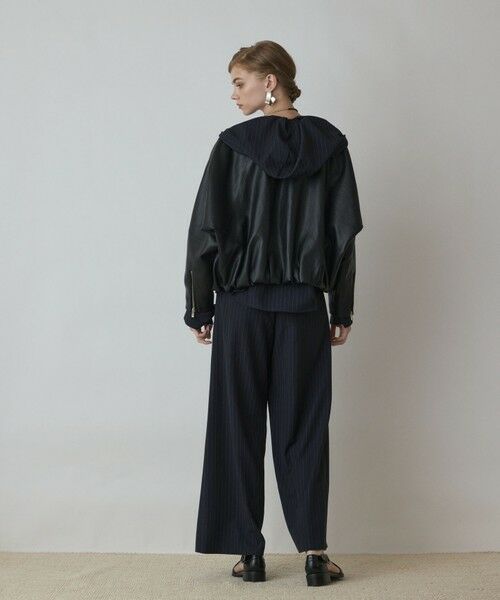 GRACE CONTINENTAL / グレースコンチネンタル レザーブルゾン・ジャケット | フェイクレザーライダース | 詳細10