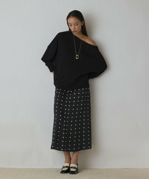 GRACE CONTINENTAL / グレースコンチネンタル ロング・マキシ丈スカート | ドットスカート | 詳細7
