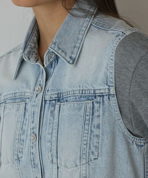 GRACE CONTINENTAL / グレースコンチネンタル ロング・マキシ丈ワンピース | デニムロングジレワンピース | 詳細8