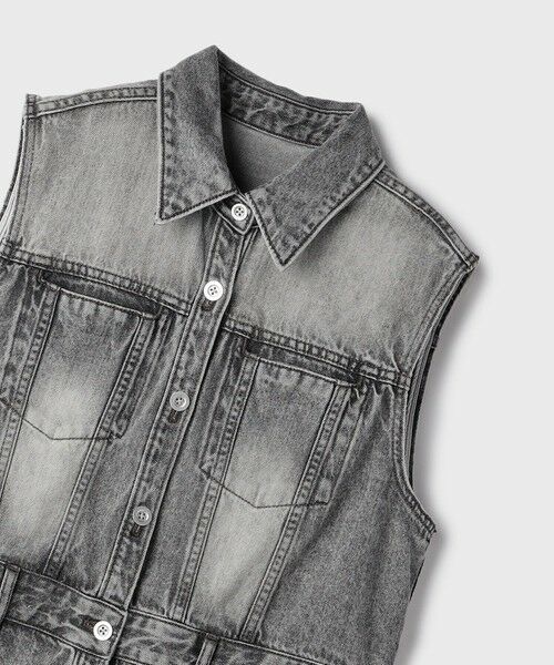 GRACE CONTINENTAL / グレースコンチネンタル ロング・マキシ丈ワンピース | デニムロングジレワンピース | 詳細24