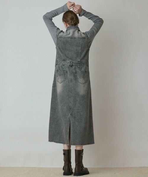 GRACE CONTINENTAL / グレースコンチネンタル ロング・マキシ丈ワンピース | デニムロングジレワンピース | 詳細16