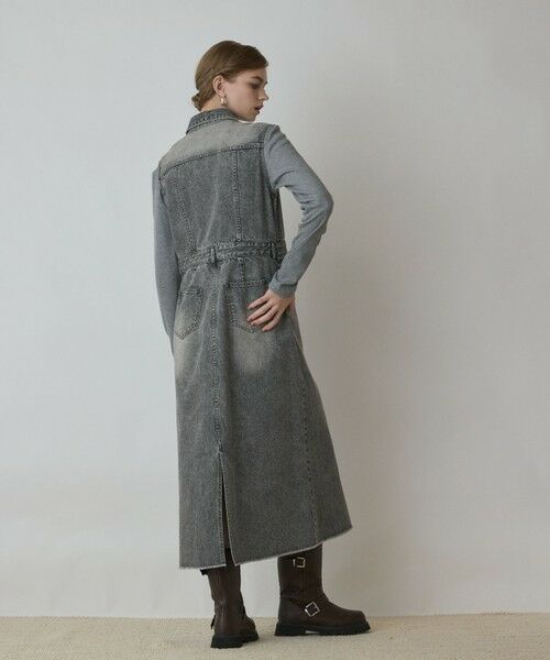 GRACE CONTINENTAL / グレースコンチネンタル ロング・マキシ丈ワンピース | デニムロングジレワンピース | 詳細17