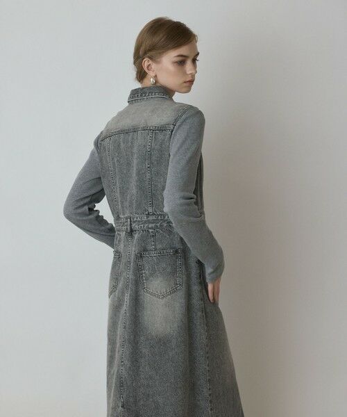 GRACE CONTINENTAL / グレースコンチネンタル ロング・マキシ丈ワンピース | デニムロングジレワンピース | 詳細19